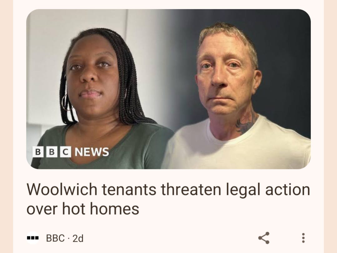 Card do Google Discover com artigo da BBC News mostrando duas pessoas com expressão séria olhando diretamente para a câmera